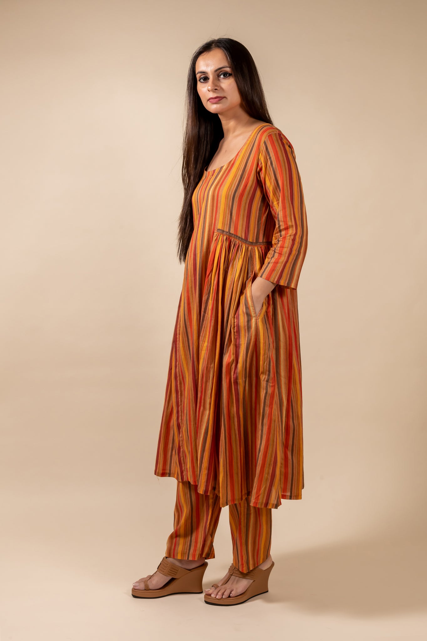 Striped Kurta With Pant