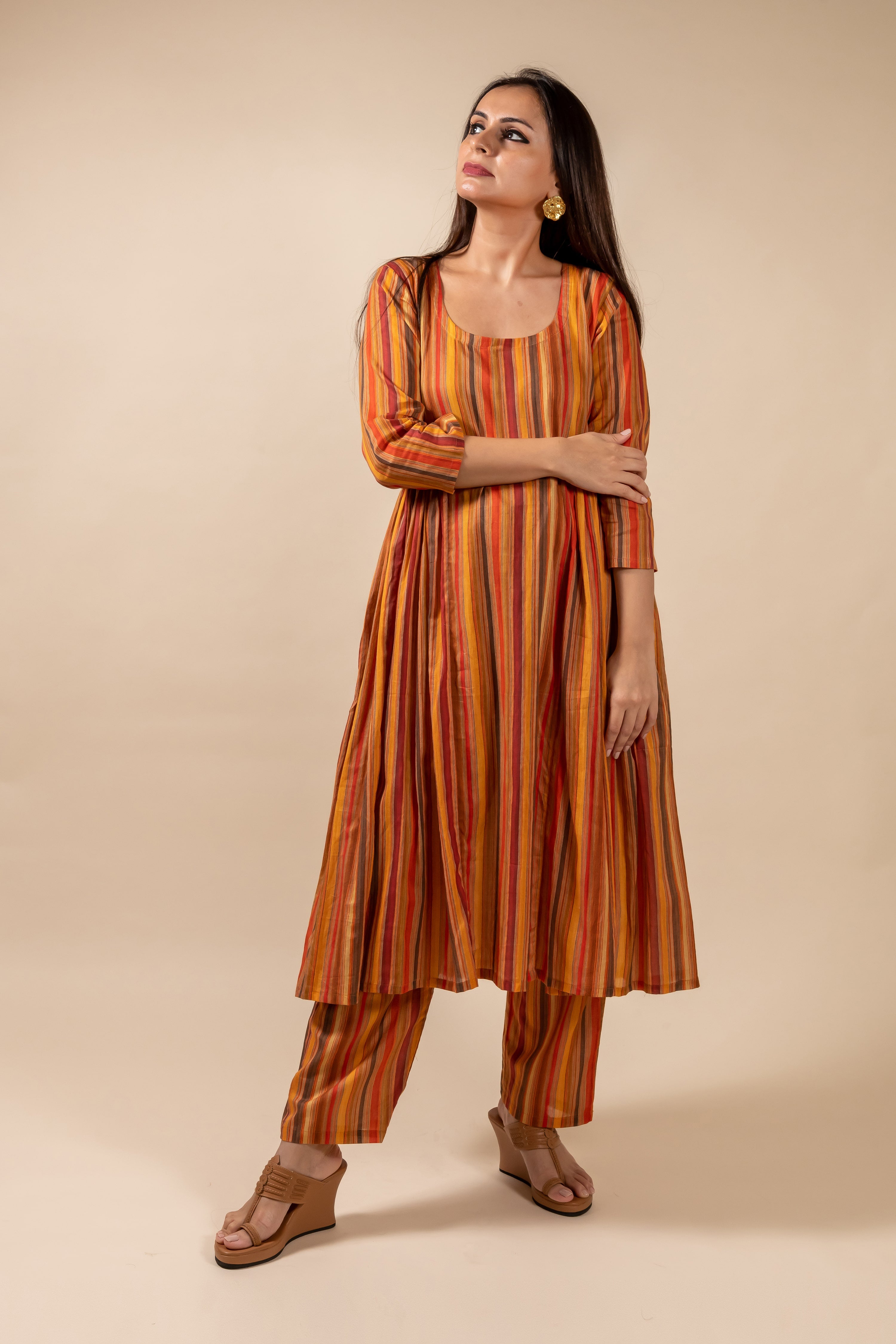 Striped Kurta With Pant