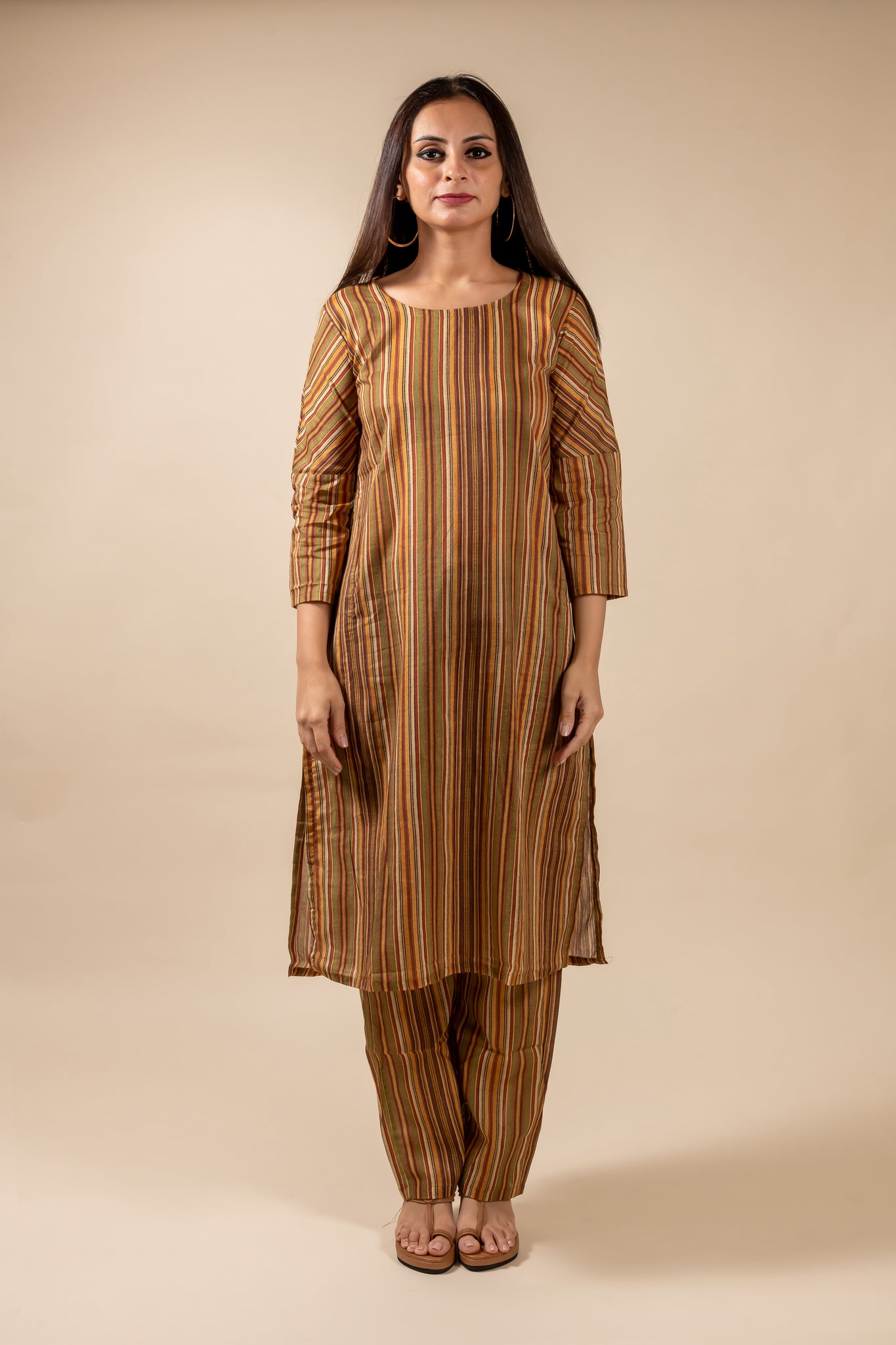 Striped Kurta With Pant