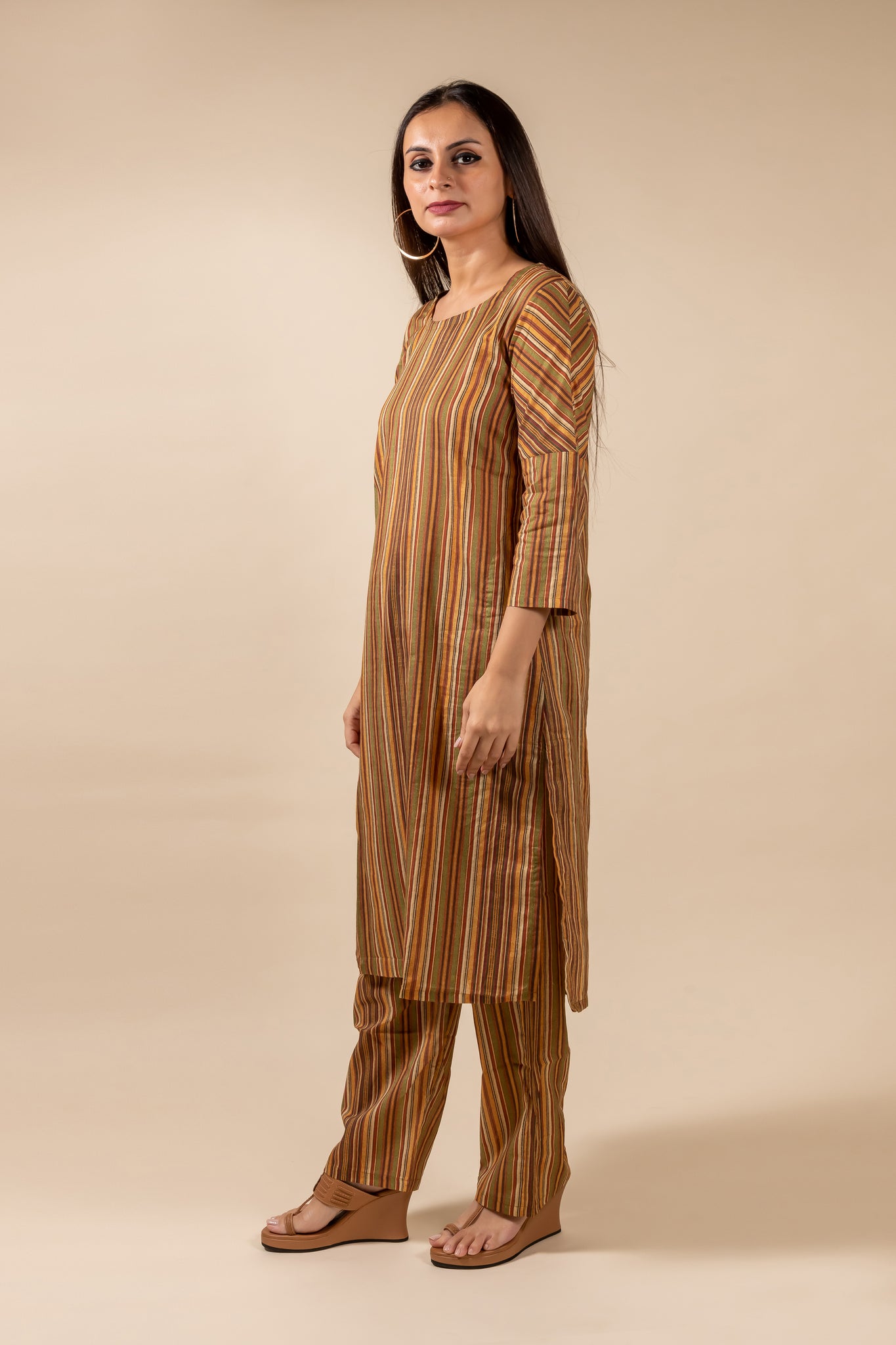 Striped Kurta With Pant